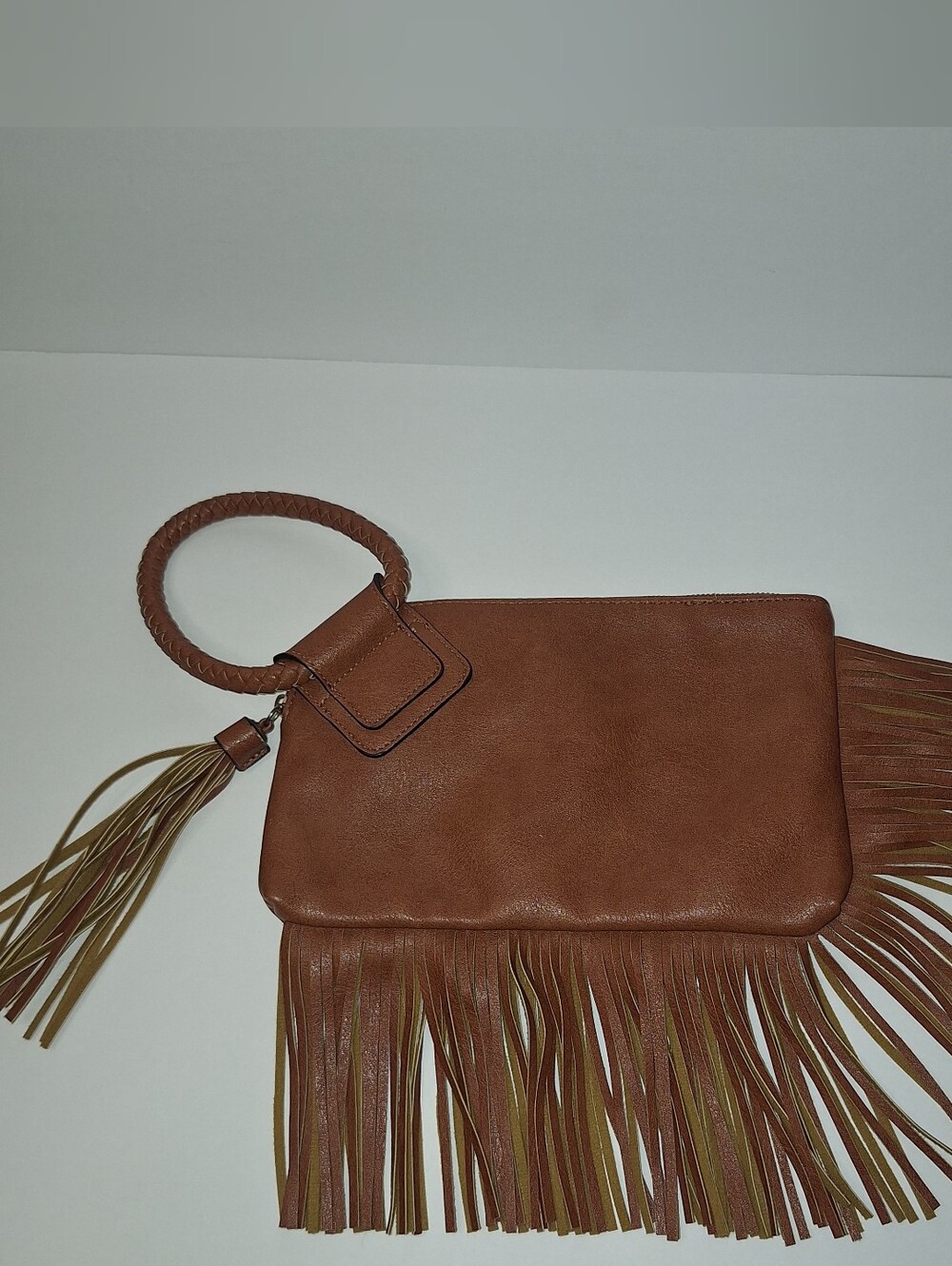 Faux Leather Clutch Wristlet Evening Bags Purse Wallet